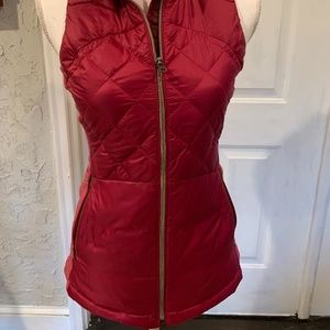 Lululemon dark red winter vest